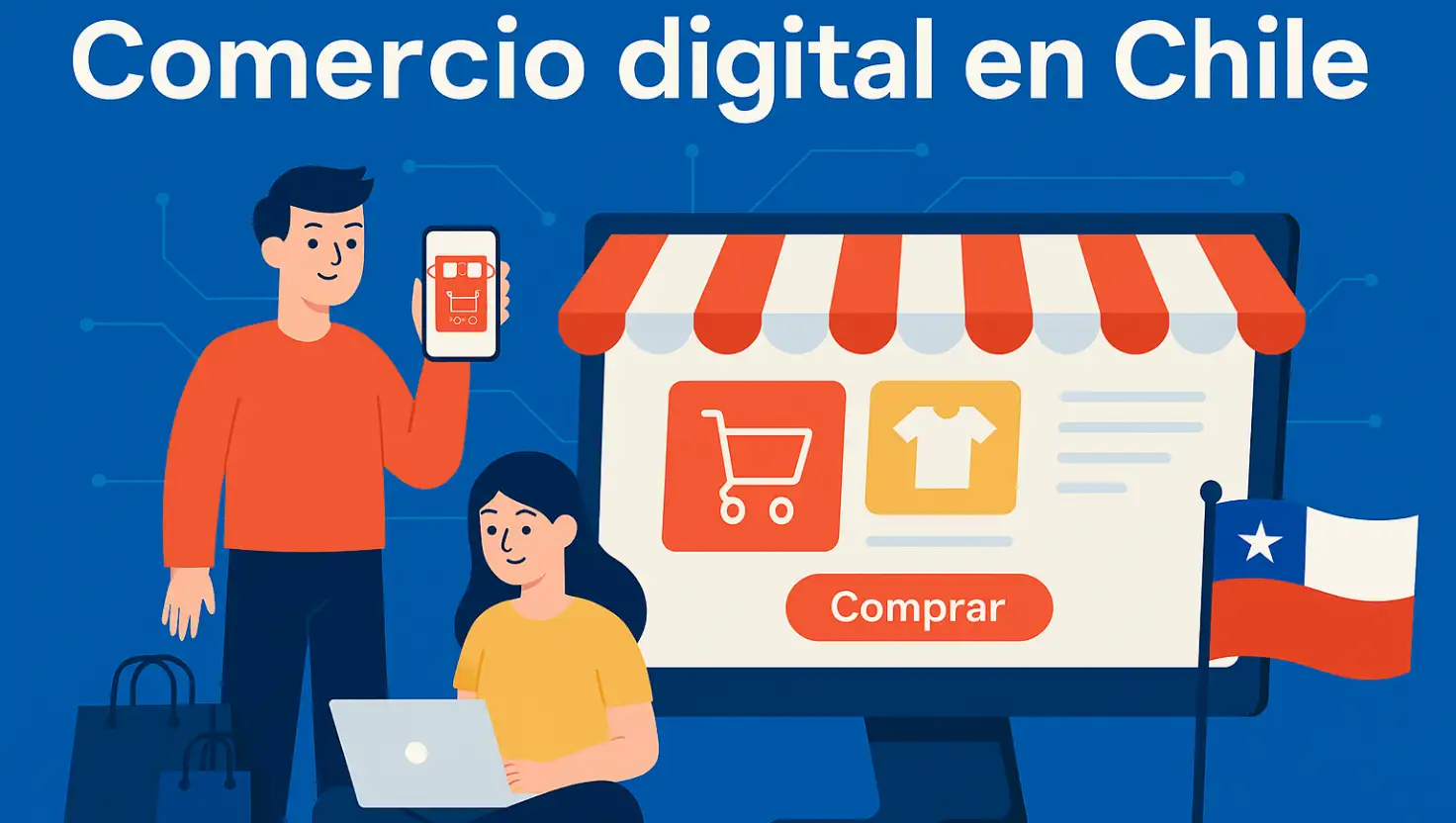 Comercio digital en Chile con emprendedores y tiendas online